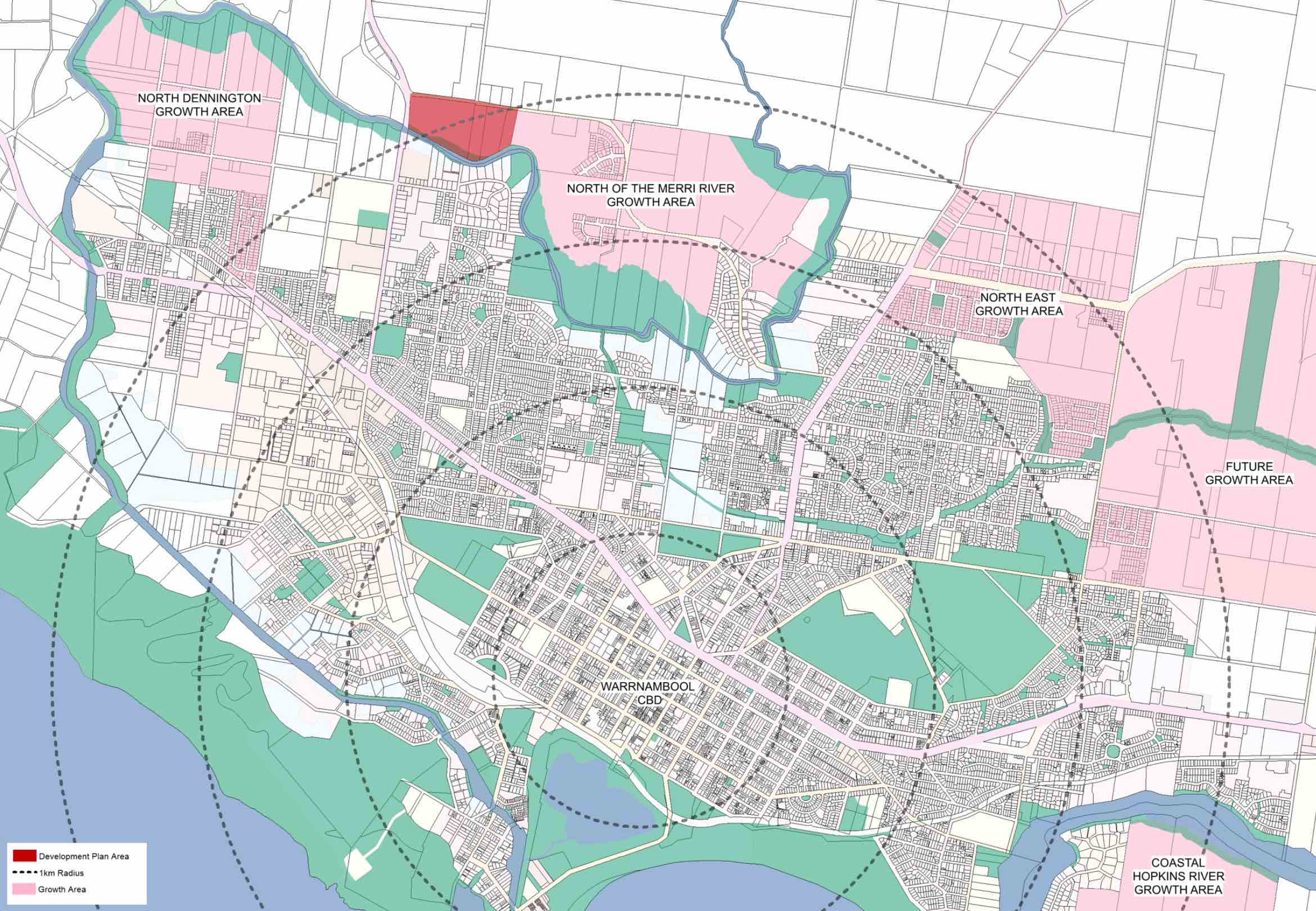 Riverland Estate - Warrnambool Location map